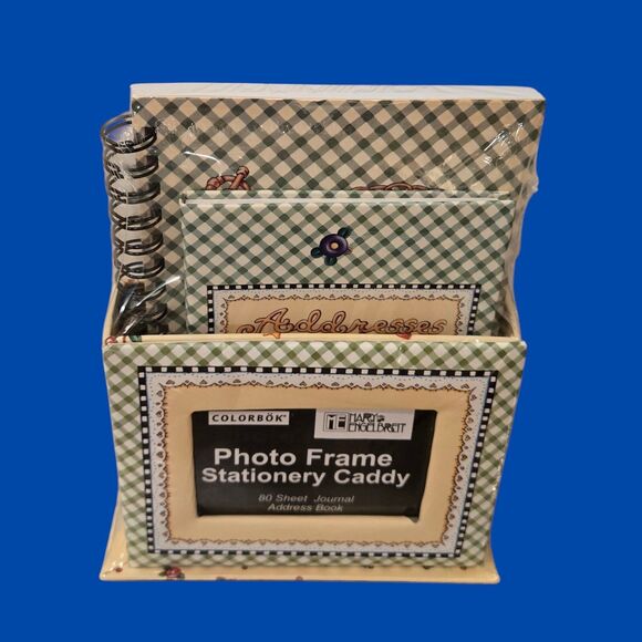 Mary Engelbreit 2004 Charmed Life Vintage Journal Address Book Stationery Caddy - Picture 5 of 9